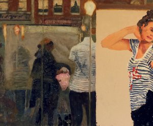 人生のモデル、2019年（油彩・板） 作： トレバー・バージェス