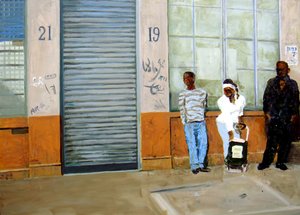 Waiting, 2009（キャンバスに油彩）