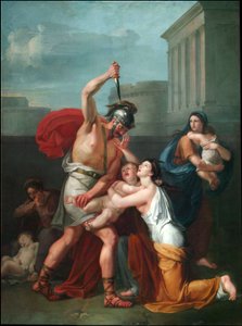 無辜の虐殺、1809年。 作： Trofim Fyodorovich Durnov