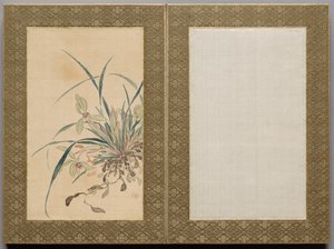 草花から絵を描く 作： Tsubaki Chinzan