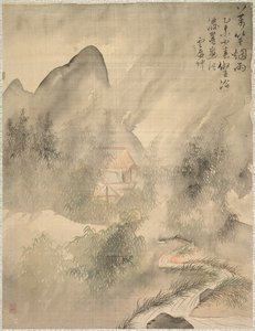 霧と雨の中の1万本の竹 作： Tsubaki Chinzan