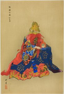 竹生島、「野学百番」シリーズより 作： Tsukioka Kogyo