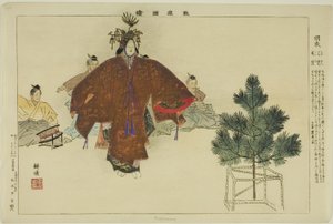 能楽図絵シリーズより 羽衣 作： Tsukioka Kogyo