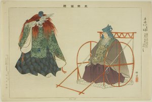 写双「能楽図絵」より 作： Tsukioka Kogyo