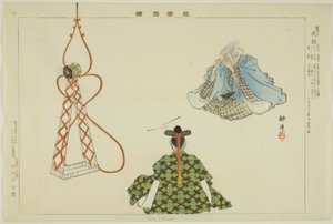 『能楽図絵』シリーズより 堤空 作： Tsukioka Kogyo