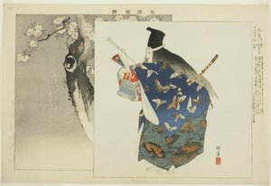 忠則 「能楽図絵」シリーズより 作： Tsukioka Kogyo