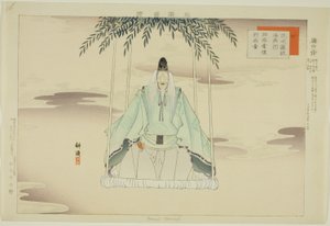 柳遊魚「能楽図絵」より 作： Tsukioka Kogyo