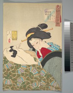 Warmes Gefühl 作： 月岡芳年
