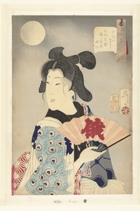 フィット にあいそ。 (オブジェクトのタイトル) 習慣と習慣の 32 の側面 (シリーズ タイトル) 風俗三十帖 作： Tsukioka Yoshitoshi