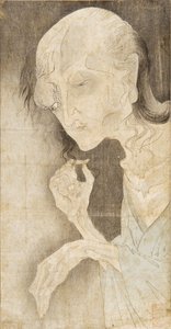 19世紀後半の大岩の幽霊。 作： Tsukioka Yoshitoshi