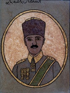 ケマル（ムスタファ）アタテュルク（1881–1938）1920–30（塗装ガラス）