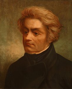詩人アダム・ミツキェヴィチの肖像 1798-1855, 1883 作： Tytus Maleszewski