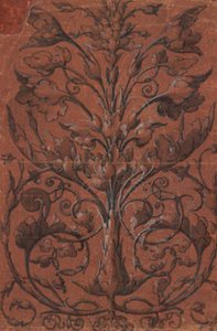 対称的な植物の装飾 作： Ubekendt tysk 1520
