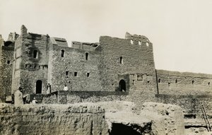 修復後の聖シメオン修道院、エジプト、アスワン、ウーゴ・モンネレ・ド・ヴィラール撮影 作： ウーゴ・モネレ・ド・ヴィラール