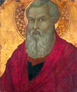 聖マタイ、カリフォルニア州。 1330-1335。 作： Ugolino da Siena