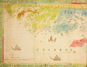 地図は国立図書館の地図コレクションよりこの地図はHanddrawn ()に掲載されたもので、Trøndelag, Nordland, Troms, kysten, sjøkartを示しています。