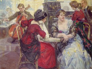 カフェシーン 作： Ulisse Caputo