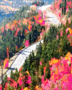 色鮮やかな秋の旅 作： 