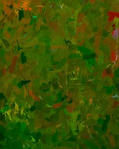 鮮やかな森の色合い 作： 