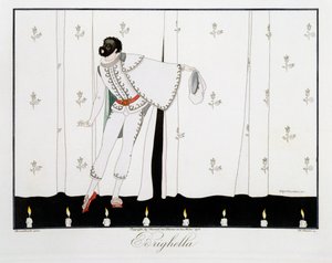 アンリ・ライデル（fl.1914-20）1914（カラーリソ）によって彫刻されたル・ジャーナル・デ・ダム・エ・デ・モードの「イタリア劇場のマスクとキャラクター」版のブリゲラ