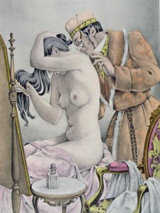 ギュスターヴ・フローベール（1821-80）作「マダム・ボヴァリー」の挿絵、ジベール・ジューンより出版