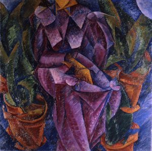 スパイラル構成、1913 作： Umberto Boccioni