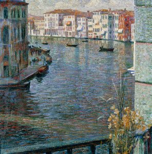 ベネチアの大運河 作： Umberto Boccioni