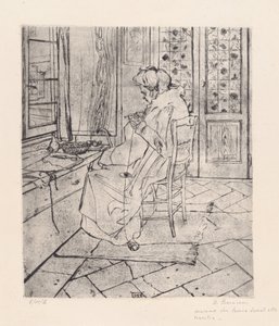 My Mother Working [マイ マザー ワーキング] 作： Umberto Boccioni