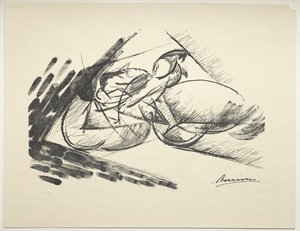 動き 作： Umberto Boccioni