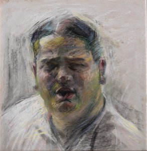アルマンド・マッツァの肖像 1884-1964年 1909-1910年 作： Umberto Boccioni