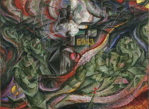 心の状態I：お別れ。 1911 作： Umberto Boccioni
