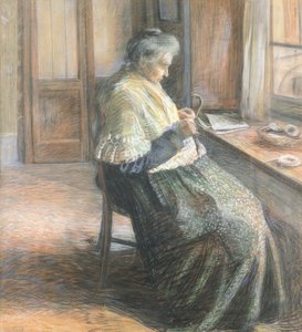 The Mother 老女の肖像 作： Umberto Boccioni