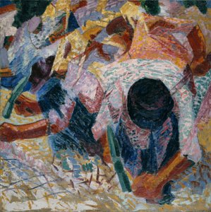 ストリートペーバー 作： Umberto Boccioni