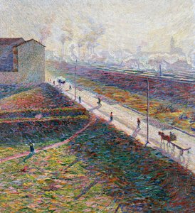 朝の様子 作： Umberto Boccioni