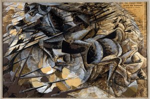 不明な画像 作： Umberto Boccioni