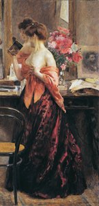 鏡と女 作： Umberto Coromaldi