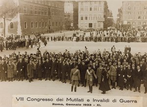 "第8回戦時下死傷者会議 - 1933年1月ローマ - 11" (モノクロ写真) 作： Umberto Palleschi