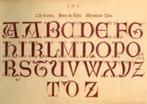 13世紀。ヘンリー・ザ・サード。ウェストミンスター寺院、1862 作： Unbekannt