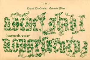 15世紀と16世紀。観賞用のRiband、1862 作： Unbekannt