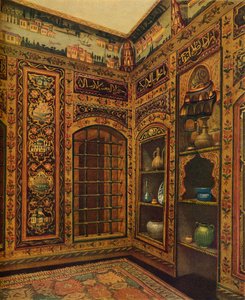 ダマスカスからの16〜17世紀の古いパネル張りの部屋、1913年 作： Unbekannt