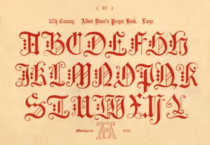 16世紀。アルバートデューラーの祈りの本。大、1862 作： Unbekannt