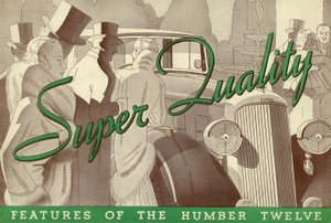 1934年 ハンバー・トゥエルブの販売パンフレット 作： Unbekannt