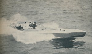 1936世界最速の単発ボート、ミスブリテンIII、1936 作： Unbekannt