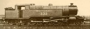 4-6-4バルト海戦車エンジン、南部鉄道、1930年。 作： Unbekannt