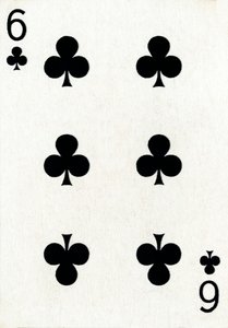 Goodall＆Son Ltd.のトランプのデッキからのクラブの6つ、c1940 作： Unbekannt