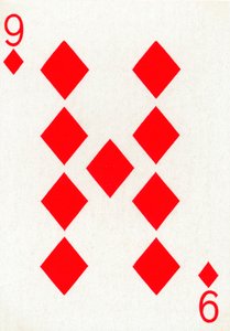 Goodall＆Son Ltd.のトランプのデッキからのダイヤの9、c1940 作： Unbekannt
