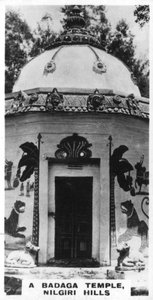 バダガ寺院、ニルギリヒルズ、インド、c1925 作： Unbekannt