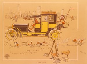 アメリカのシカゴにあるベルリエットの車