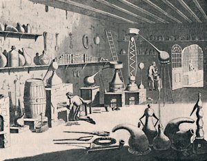 1747、1747、1904年の化学研究所 作： Unbekannt