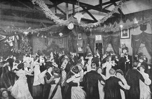 ロンドンのドイツ体育館でのクリスマスダンス
